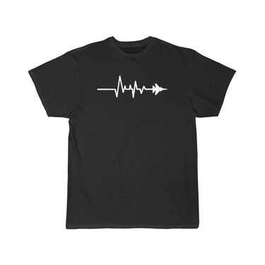 Military Fighter Jet Aircraft Heartbeat Gift Print T SHIRT THE AV8R